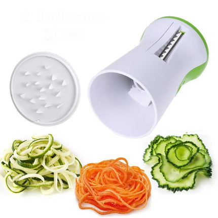 Kitchen Multi Function Spiral Funnel Rotating Cutting Grater Wiper-garmade.com