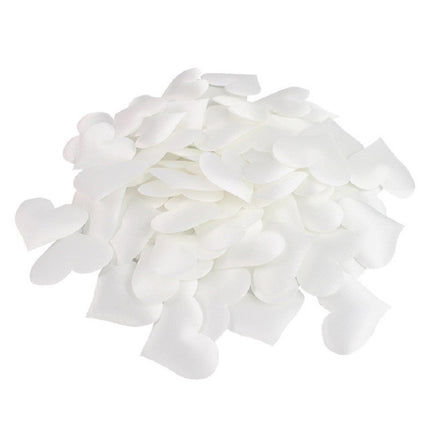 100 PCS / Pack 3.5cm Wedding Supplies Love Hand Throw Flower Wedding Room Decoration Simulation Fake Petals(White)-garmade.com