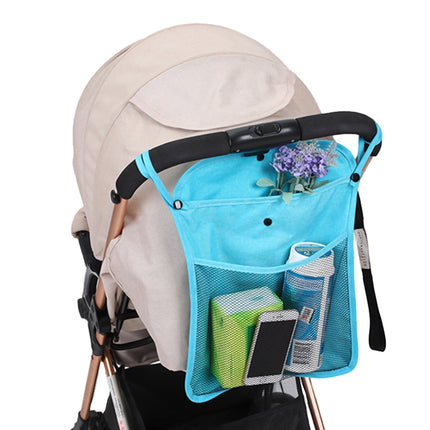 Baby Trolley Net Bag Storage Bag Universal Baby Care(Blue)-garmade.com
