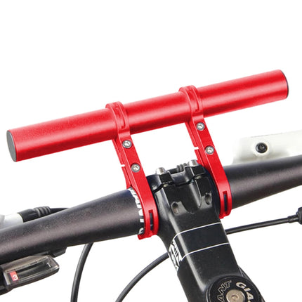 Cycling Handlebar Bike Flashlight Holder Handle Bar Bicycle Accessories Extender Mount Bracket(Red)-garmade.com