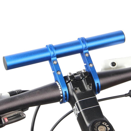 Cycling Handlebar Bike Flashlight Holder Handle Bar Bicycle Accessories Extender Mount Bracket(Blue)-garmade.com