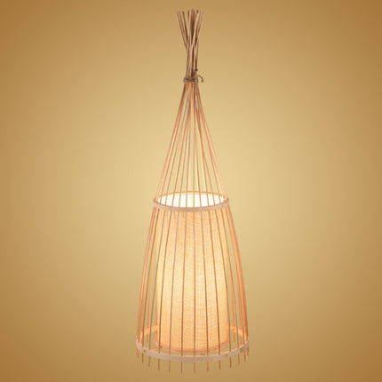 Creative Chinese Bamboo Floor Lamp, Size:300 x 910 mm(Black)-garmade.com