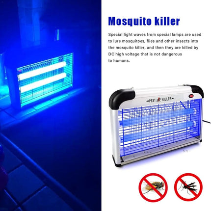 Fluorescent Lamp Household Electric Shock Mosquito Killer UV High Pressure Mosquito Killer(US Plug 110V)-garmade.com