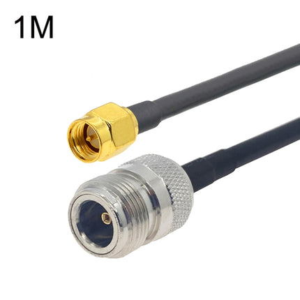 SMA Male to N Female RG58 Coaxial Adapter Cable, Cable Length:1m-garmade.com