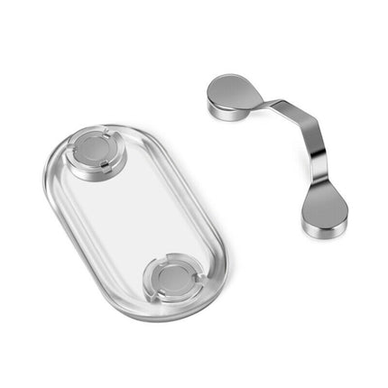 5 PCS Magnetic Glasses Holder Magnetic Brooch Number Plate Headset Glasses Clip(Silver)-garmade.com