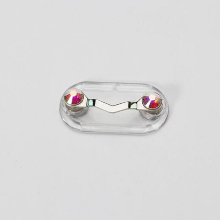 5 PCS Magnetic Glasses Holder Magnetic Brooch Number Plate Headset Glasses Clip(Colored Diamond)-garmade.com
