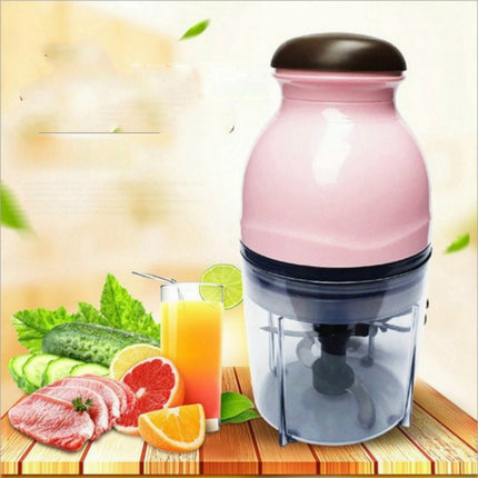 Portable Mixing Cup Electric Soy Milk Juicer Multi-function Cooking Machine Home Meat Grinder(Pink)-garmade.com