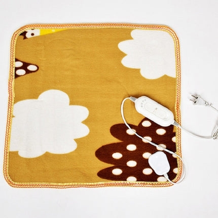 220V CN Plug Animals Bed Heater Mat Heating Pad Winter Warmer Carpet Plush Electric Blanket Seat Heating Pad, Size:45x45cm(Color Radom Delivery)-garmade.com