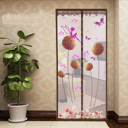 Summer Mosquito Curtain Magnetic Soft Screen Door Curtain, Size:90 x 210cm(Coffee)-garmade.com