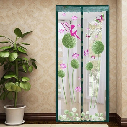 Summer Mosquito Curtain Magnetic Soft Screen Door Curtain, Size:90 x 210cm(Green)-garmade.com