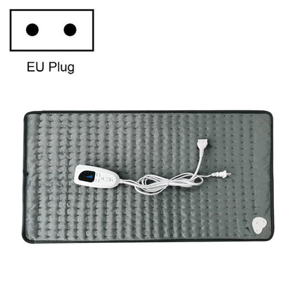 Home Physiotherapy Heating Pad Electric Heating Blanket, Size: 76x40cm, Plug Tpye:EU Plug(Dark Gray)-garmade.com