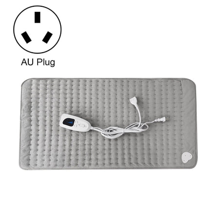 Home Physiotherapy Heating Pad Electric Heating Blanket, Size: 40x30cm, Plug Tpye:AU Plug(Silver Gray)-garmade.com