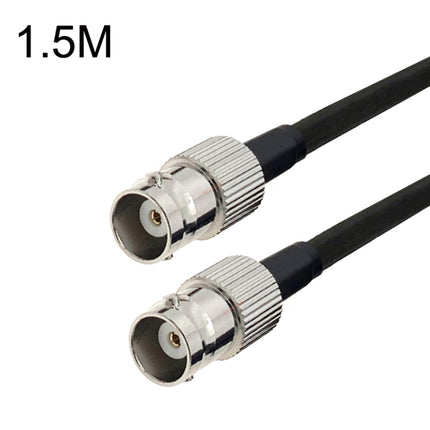 BNC Female To BNC Female RG58 Coaxial Adapter Cable, Cable Length:1.5m-garmade.com