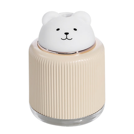 Light Pet Humidifier USB Night Light Home Bedside Lamp Sleep Mute Energy-saving Lamp(Yellow Bear)-garmade.com
