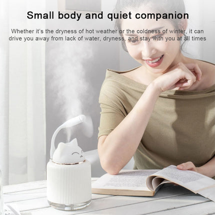 Light Pet Humidifier USB Night Light Home Bedside Lamp Sleep Mute Energy-saving Lamp(Yellow Bear)-garmade.com