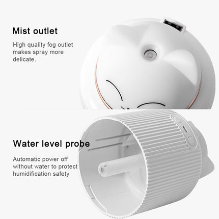 Light Pet Humidifier USB Night Light Home Bedside Lamp Sleep Mute Energy-saving Lamp(Yellow Bear)-garmade.com