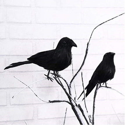 Halloween Decoration Crow Ornaments Simulation Crow-garmade.com