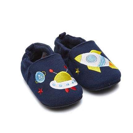 2 Pairs Spring Boy And Girl Baby Toddler Shoes 0-1 Years Old Baby Shoes Cartoon Soft Bottom Shoes, SIZE:12cm(Dark Blue)-garmade.com