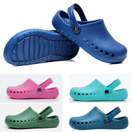 Breathable Lightweight Non-slip Nursing Surgical Experimental Workwear, Shoe size:35(Dark Blue)-garmade.com