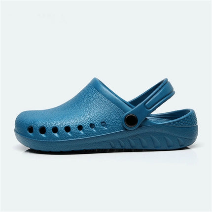 Breathable Lightweight Non-slip Nursing Surgical Experimental Workwear, Shoe size:35(Peacock Blue)-garmade.com