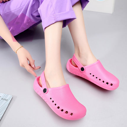 Breathable Lightweight Non-slip Nursing Surgical Experimental Workwear, Shoe size:35(Pink)-garmade.com