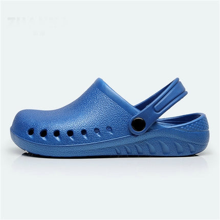 Breathable Lightweight Non-slip Nursing Surgical ExperimentalWorkwear, Shoe size:39(Dark Blue)-garmade.com