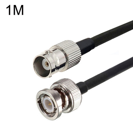BNC Female To BNC Male RG58 Coaxial Adapter Cable, Cable Length:1m-garmade.com