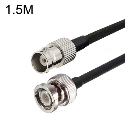 BNC Female To BNC Male RG58 Coaxial Adapter Cable, Cable Length:1.5m-garmade.com