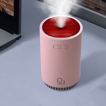 Wireless Q3 Humidifier Mini USB Charging Portable Air Purifier(Pink)-garmade.com