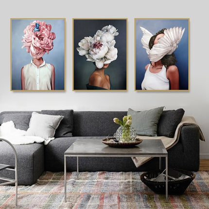 Creative Wall Art Printing Canvas Frameless Home Bedroom Decoration Painting, Size:30×40cm(1)-garmade.com