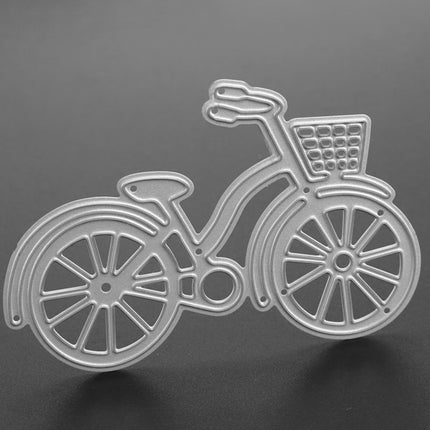 Bicycle Metal Cutting Die Steel Mesh DIY Scrapbooking Decoration Craft Album Embossing, Size:92×62mm-garmade.com