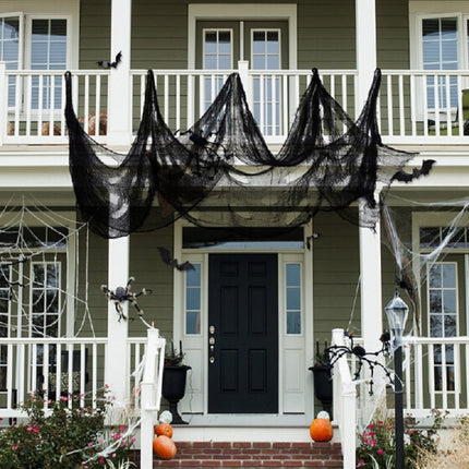 Halloween Horror Decorations Gauze Haunted House Scene Arrangement Props, Type:Black Hole Cloth-garmade.com
