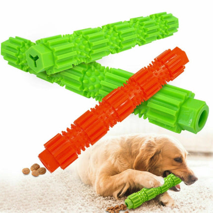 Pet Dogs Training Chew Pet Toys Strong Bite Resistant Dogs Rubber Molar Toys, Size:S(Green)-garmade.com
