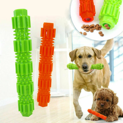 Pet Dogs Training Chew Pet Toys Strong Bite Resistant Dogs Rubber Molar Toys, Size:L(Orange)-garmade.com