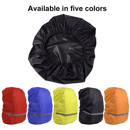 Reflective Light Waterproof Dustproof Backpack Rain Cover Portable Ultralight Shoulder Bag Protect Cover, Size:M(Blue)-garmade.com
