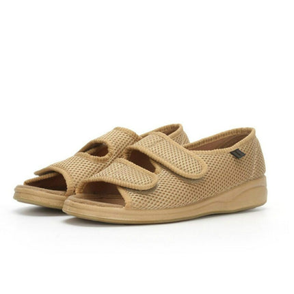 Widening and Fatning Middle-Aged Shoes, Size:36(Khaki)-garmade.com