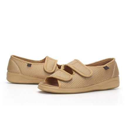 Widening and Fatning Middle-Aged Shoes, Size:38(Khaki)-garmade.com