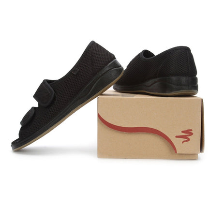 Widening and Fatning Middle-Aged Shoes, Size:38(Black)-garmade.com