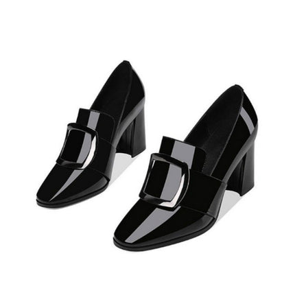 Small Shoes Thick With Single Shoes Women Shoes, Size:39(Black)-garmade.com