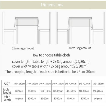 Literary Fresh Geometric Cotton Linen Tablecloth Gray Arrow Rectangular Coffee Table Cloth Desk Cloth, Size:140x160cm-garmade.com