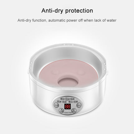Yoice 220V Multi-function Electric Lunch Box Three-layer Stainless Steel Inner Rice Cooker, CN Plug(White)-garmade.com