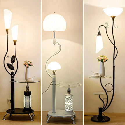Storage Vertical Floor Lamp, Style:8012(White)-garmade.com