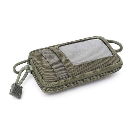 Outdoor Running Multi-functional Coin Purse Travel Waterproof Leisure Card Bag(ArmyGreen)-garmade.com