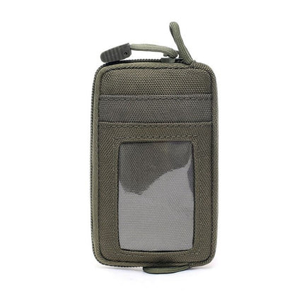 Outdoor Running Multi-functional Coin Purse Travel Waterproof Leisure Card Bag(ArmyGreen)-garmade.com