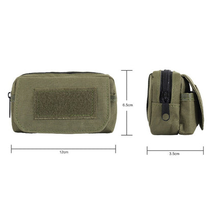 Wear-resistant Nylon Waterproof Outdoor Sports Camping Bag(Black)-garmade.com