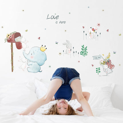 Cartoon Cute Children Room Bedside Kindergarten Layout Decorative Wall Stickers-garmade.com