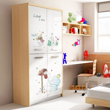 Cartoon Cute Children Room Bedside Kindergarten Layout Decorative Wall Stickers-garmade.com