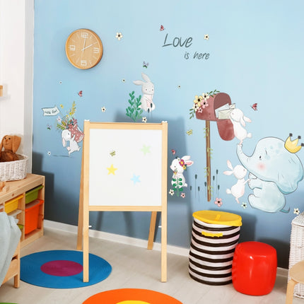 Cartoon Cute Children Room Bedside Kindergarten Layout Decorative Wall Stickers-garmade.com