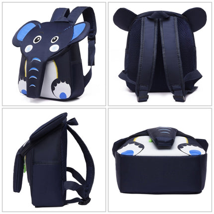 Elephant School Backpack for Children Cute 3D Animal Kids School Bags Boys Girls Schoolbag(Orange)-garmade.com