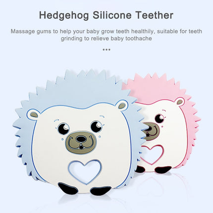 Hedgehog Silicone Pacifier Baby Teether Mother and Baby Supplies Creative Infant Molar Toy(Pink)-garmade.com